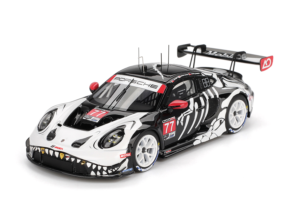 Porsche 911 GT3 R AO Racing Skeleton Rexy Petit Le Mans IMSA 2025