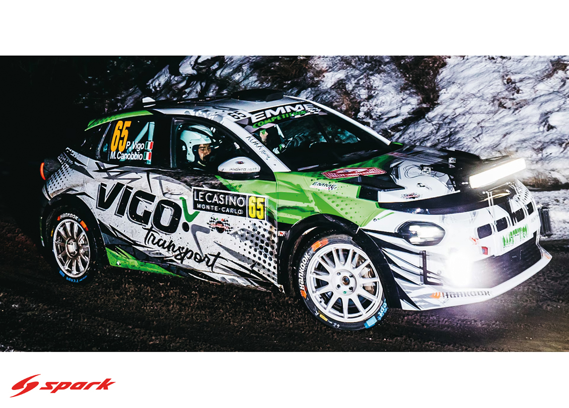 Lancia Ypsilon Rally4 HF VIGO 34° Rallye Monte Carlo 2026