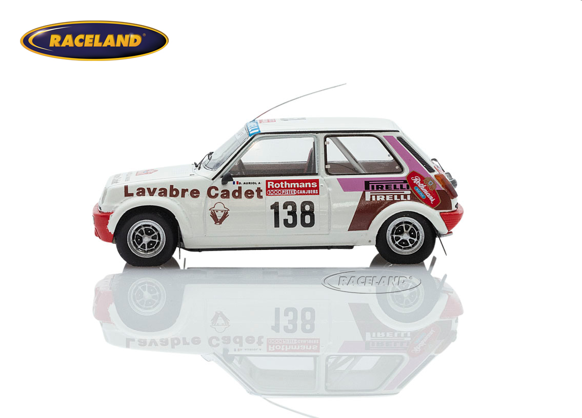 Renault 5 Alpine Gr.2 Lavabre Cadet Rallye 1000 Pistes de Canjuers 1983