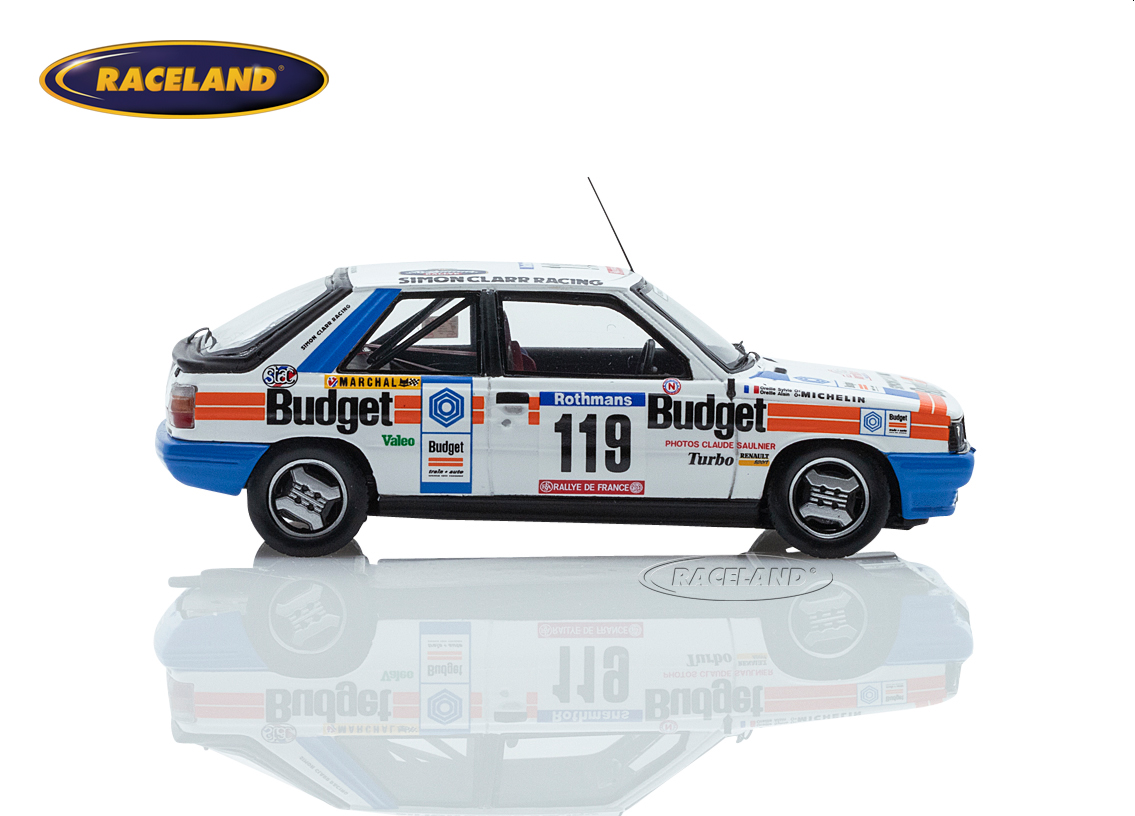 Renault 11 Turbo Budget 21° Tour de Corse Rally of France 1984