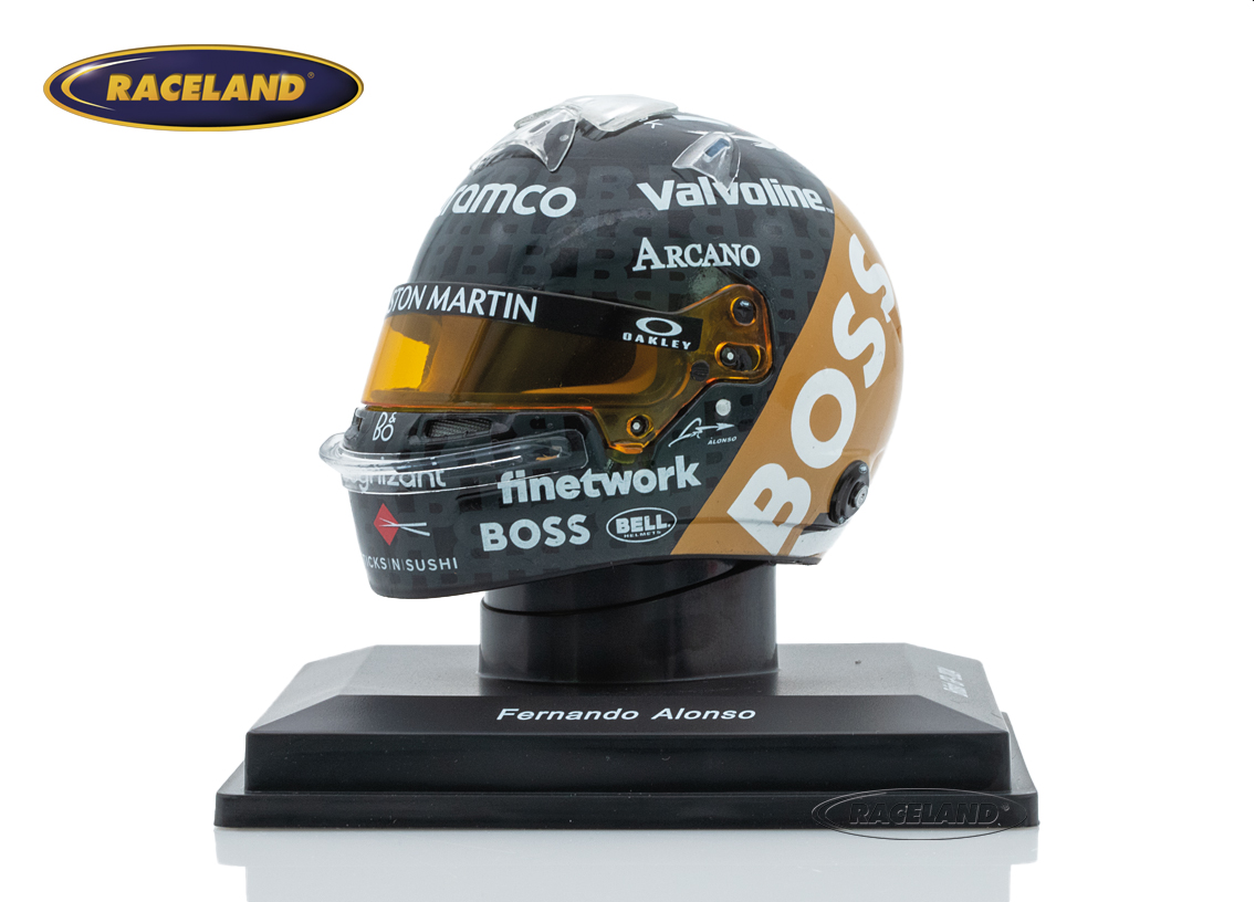 Helm Aston Martin Aramco F1 British GP 2024