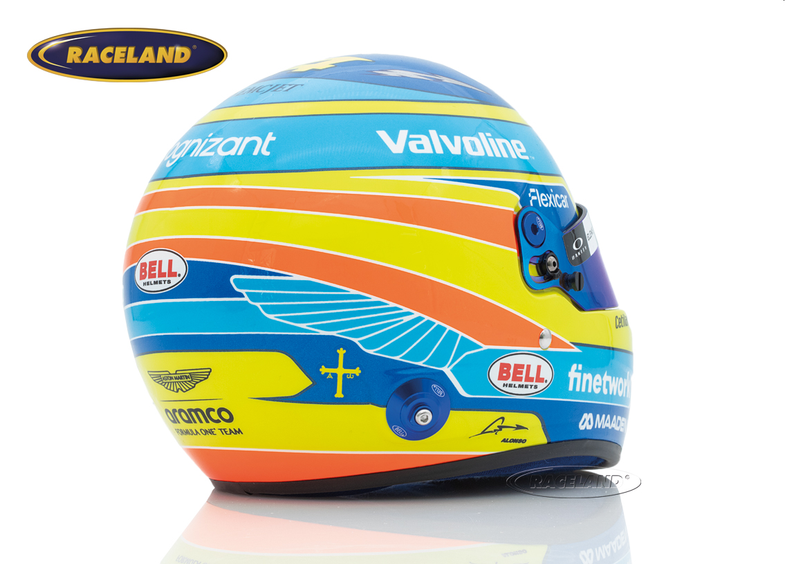 Helmet Aston Martin Cognizant F1 Team 2025