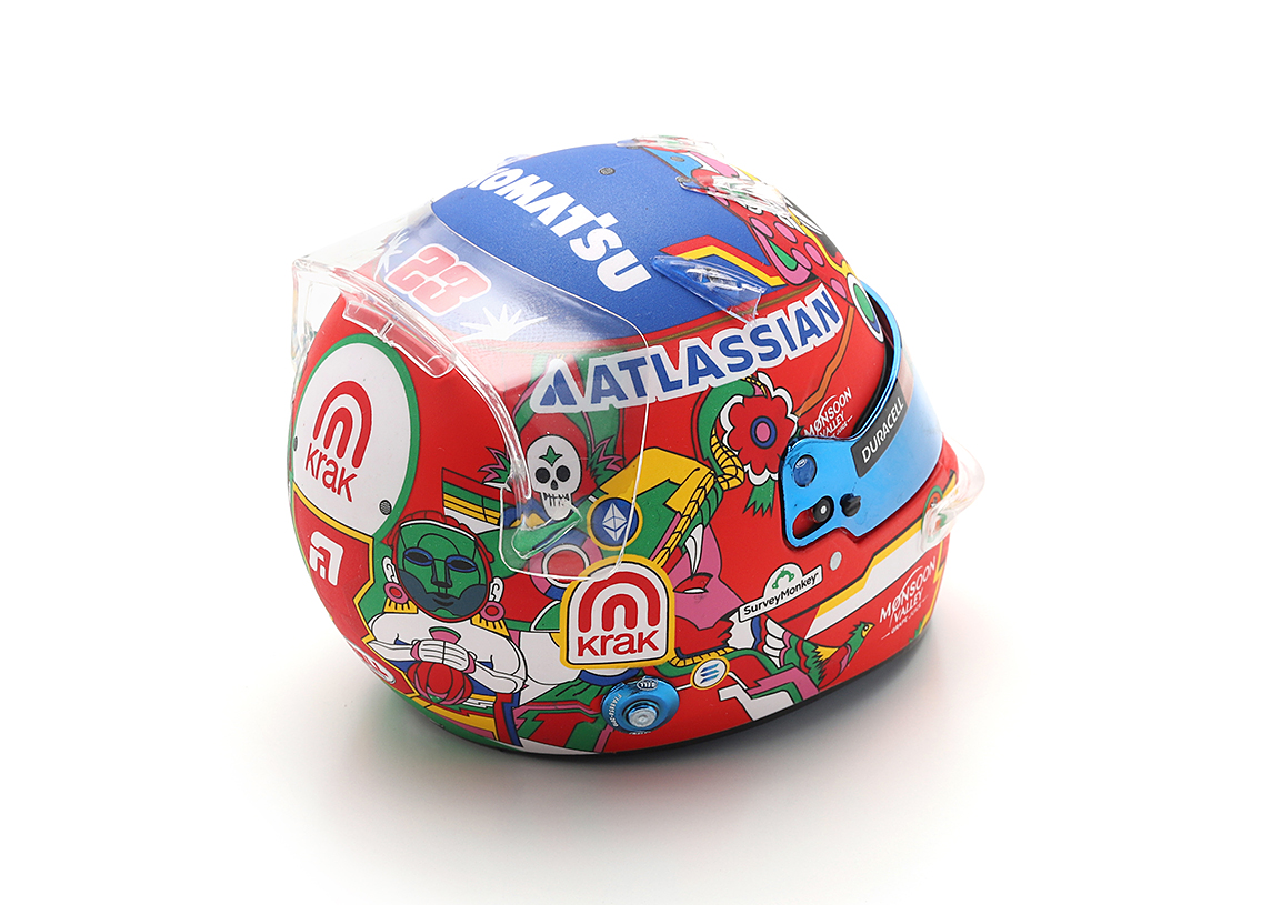 Helmet Team Williams Atlassian Racing Mexican GP 2025