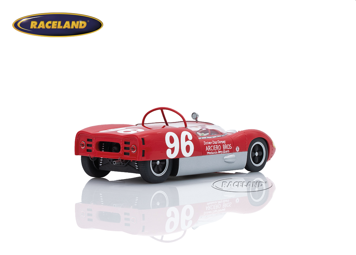 Lotus 19 Monte Carlo Frank Arciero winner 3H Daytona WSC 1962
