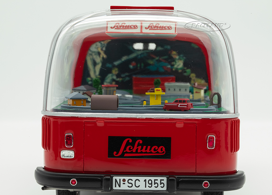 VW T1 advertisement car  Schuco Varianto 1958 - red black
