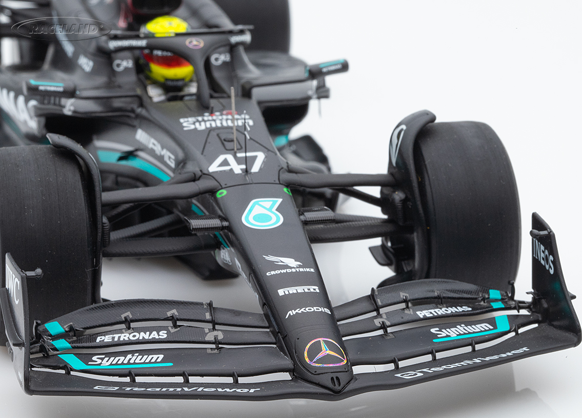 Mercedes AMG Petronas W14 F1 tyre test Spanish GP Barcelona 2023