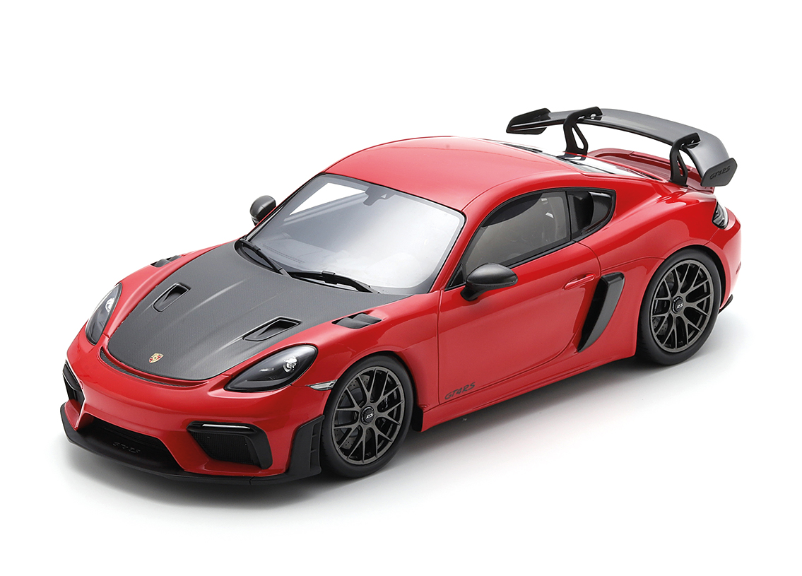 Porsche 718 Cayman GT4 RS 2024 - guards red with Weissach Package
