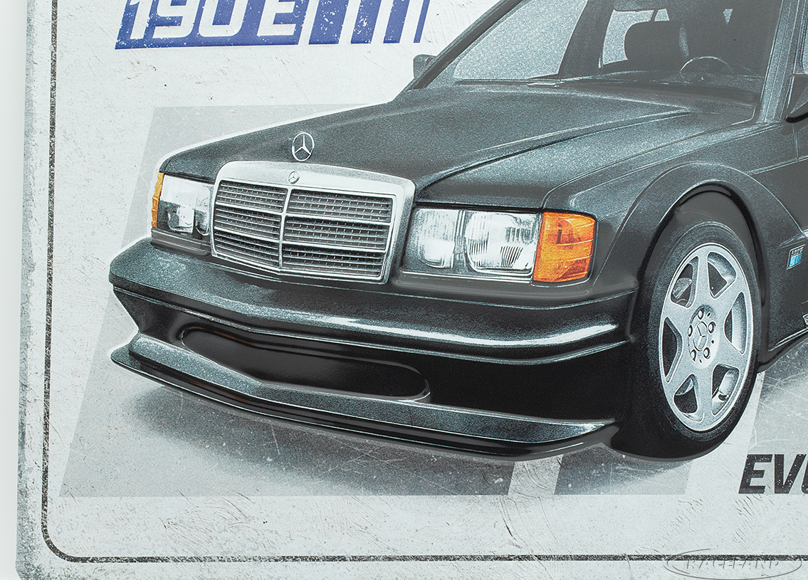 Tin sign Mercedes 190 Evo II 30 x 40cm