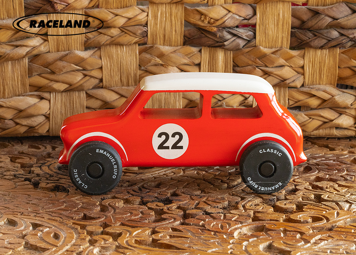 Wooden toy racer no.15