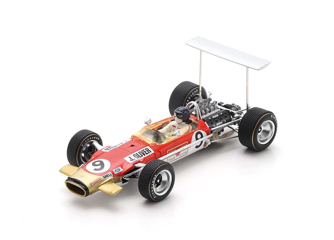 Lotus 49B Cosworth V8 F1 Gold Leaf British GP Brands Hatch 1968