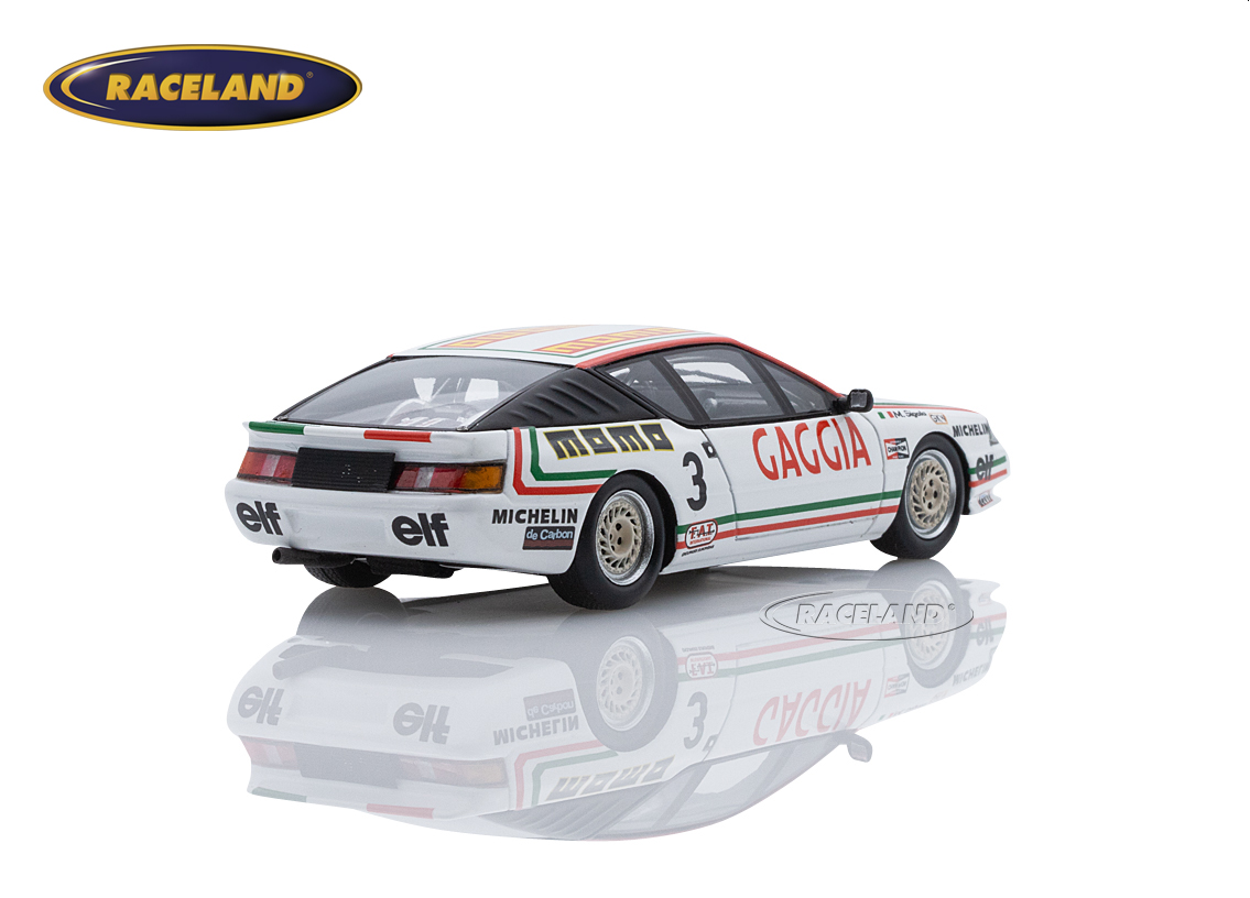 Renault Alpine V6 Turbo Momo Gaggia European Cup Champion 1986