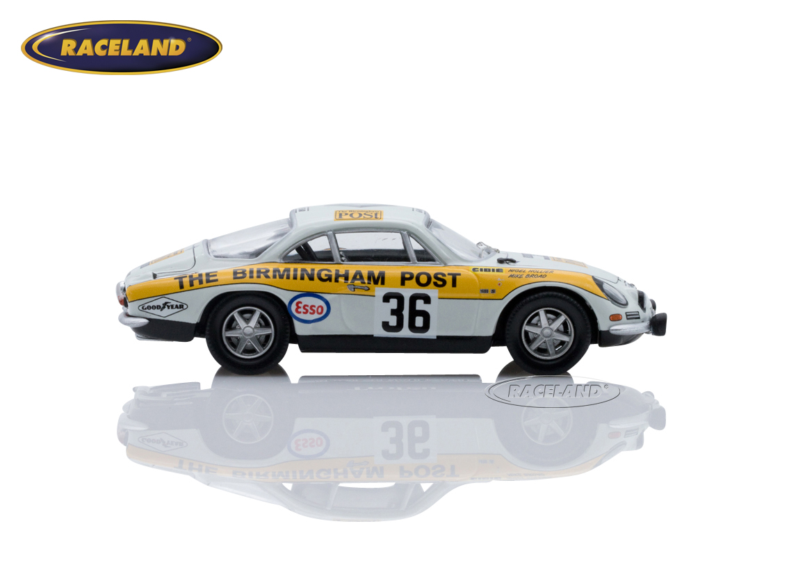 Alpine Renault A110 The Birmingham Post RAC Rally 1971