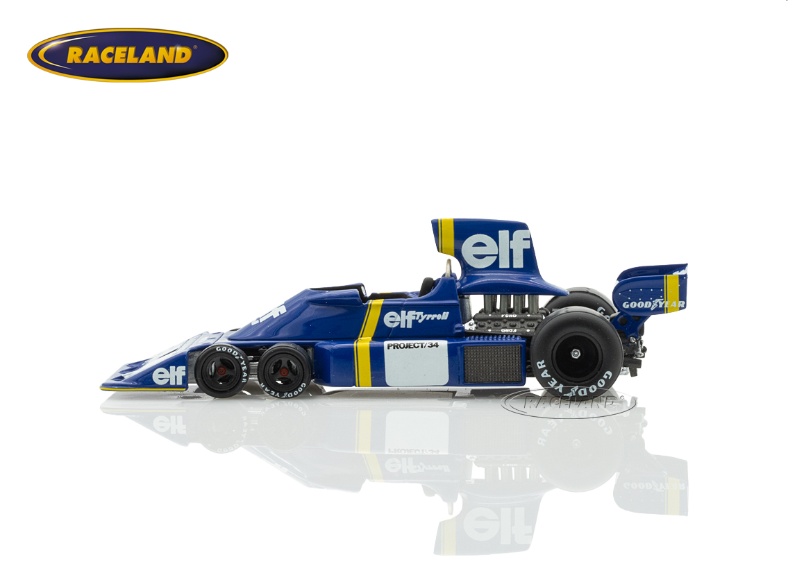 Tyrrell P34 Cosworth V8 elf Team Tyrrell F1 presentation model 1975