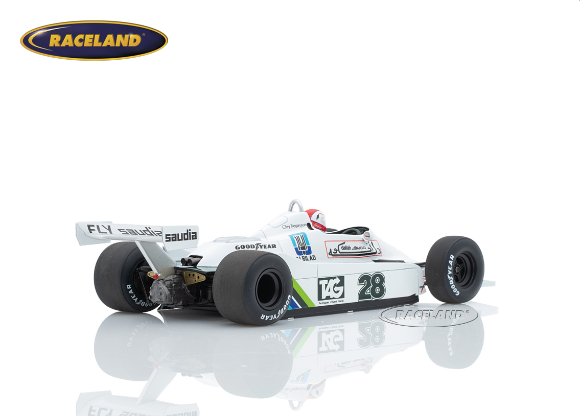 Williams FW07 Cosworth V8 F1 Saudia winner British GP Silverstone 1979