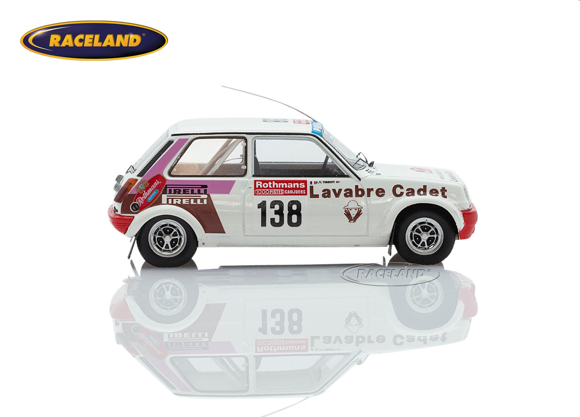 Renault 5 Alpine Gr.2 Lavabre Cadet Rallye 1000 Pistes de Canjuers 1983