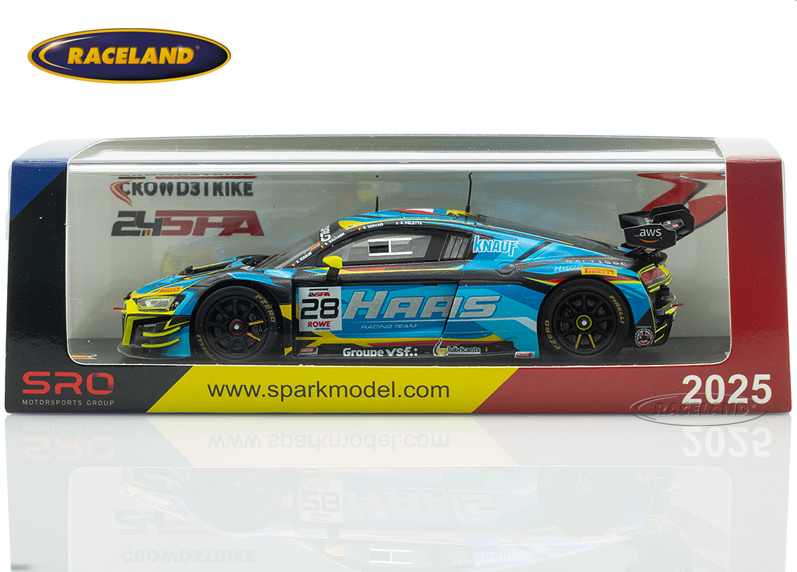 Audi R8 LMS GT3 EVO II Haas RT 44° Spa 24H 2025