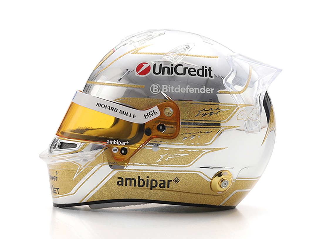 Helmet Scuderia Ferrari F1 8° Abu Dhabi GP 2025