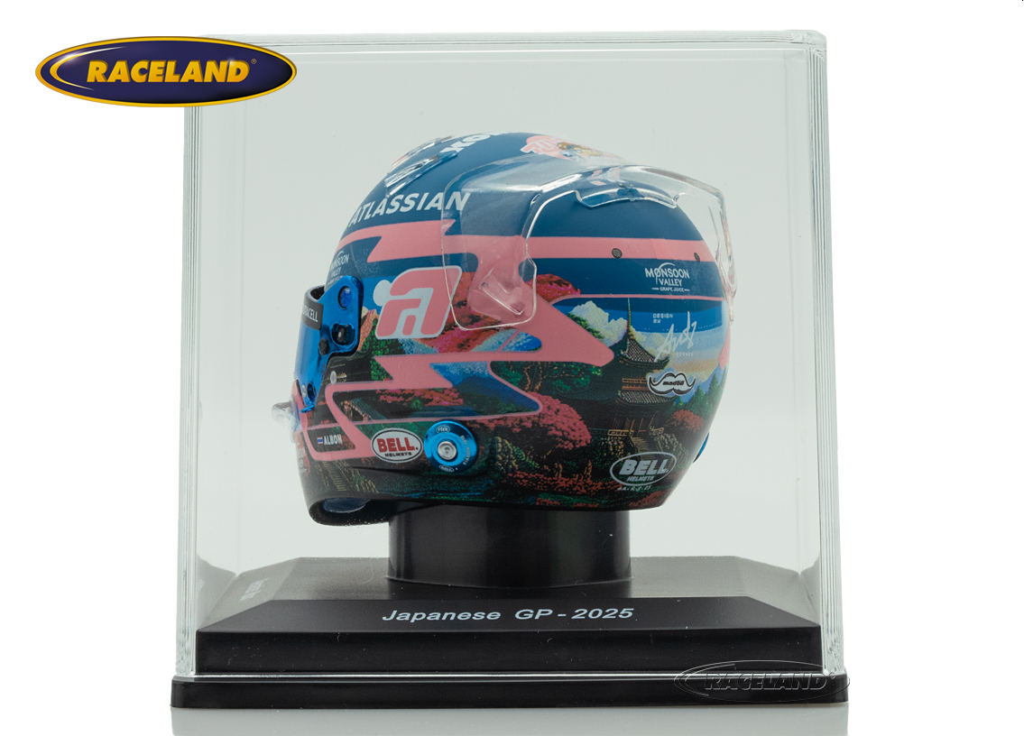 Helmet F1 Team Williams Atlassian Racing Japanese GP 2025