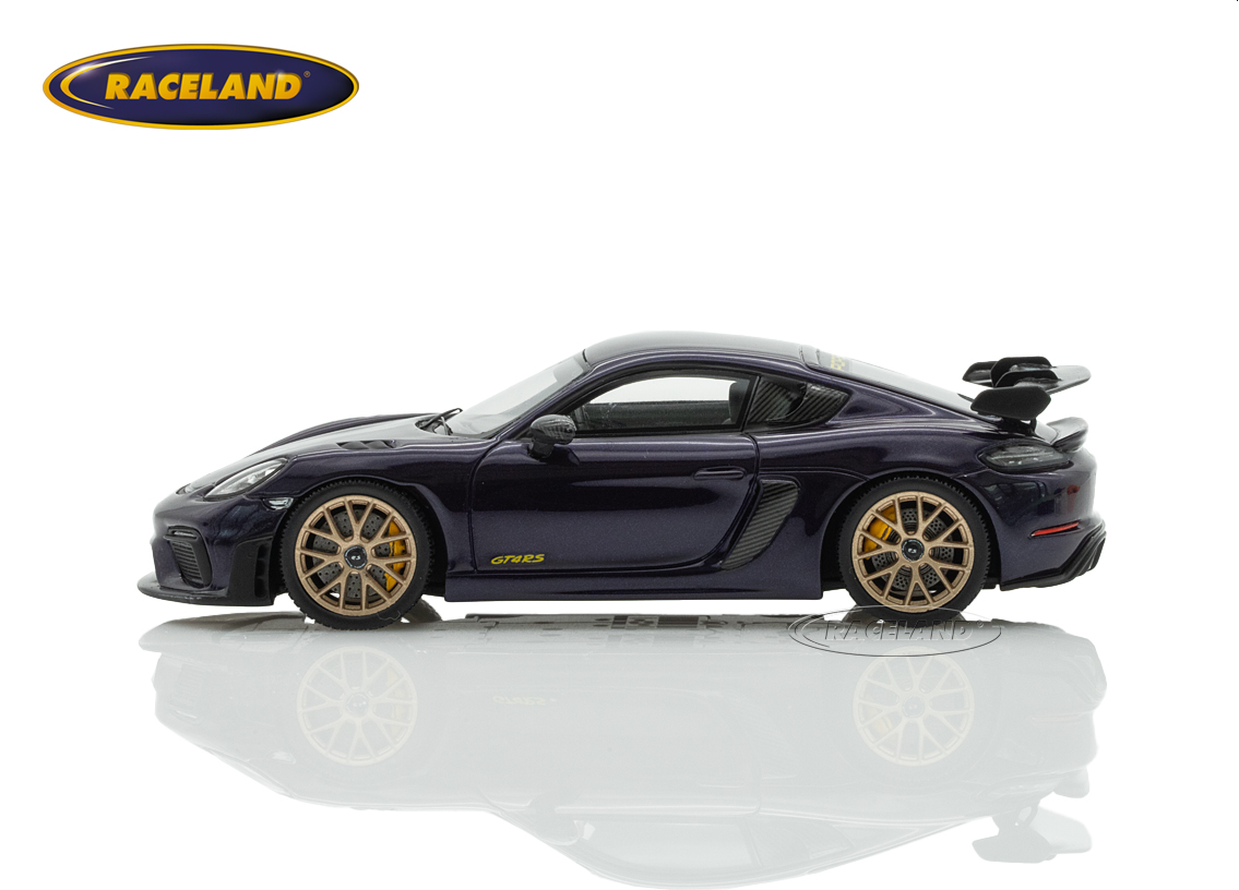 Porsche 718 Cayman GT4 RS 2024 - viola metallic with Weissach Package