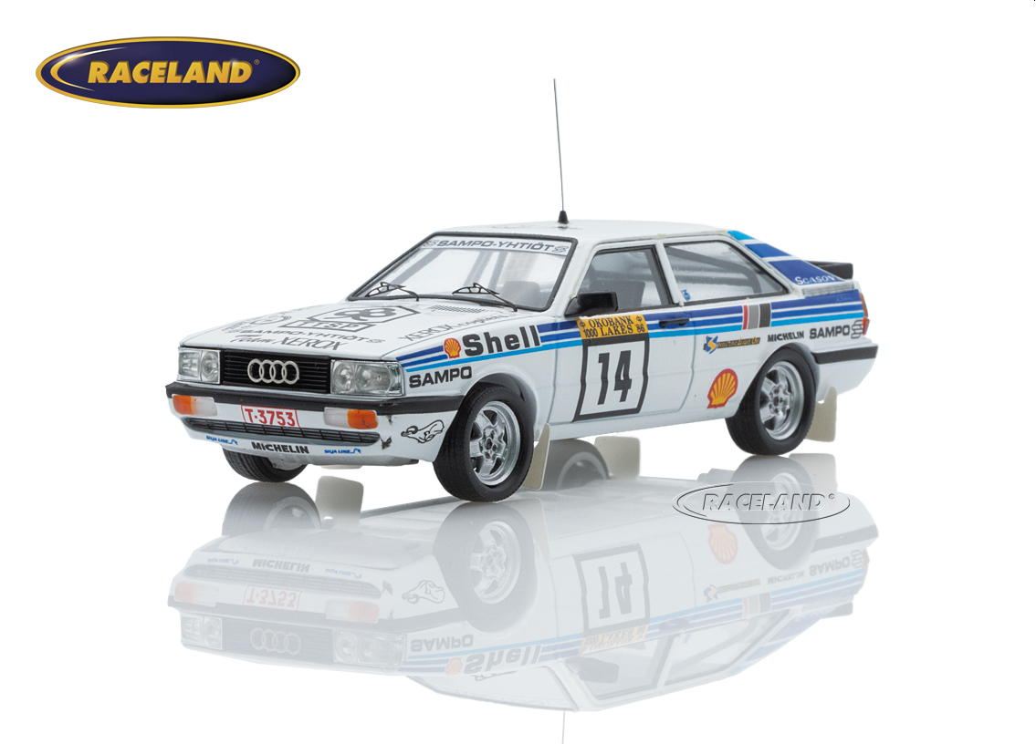 Audi Quattro Coupe VW-Auto 9° 1000 Lakes Rallye 1986