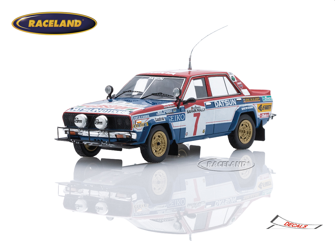 Datsun Violet GT D.T. Dobie Team Datsun winner Safari Rally 1981