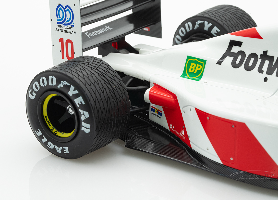 Footwork FA13 Mugen Honda V10 F1 9° Belgian GP Spa 1992