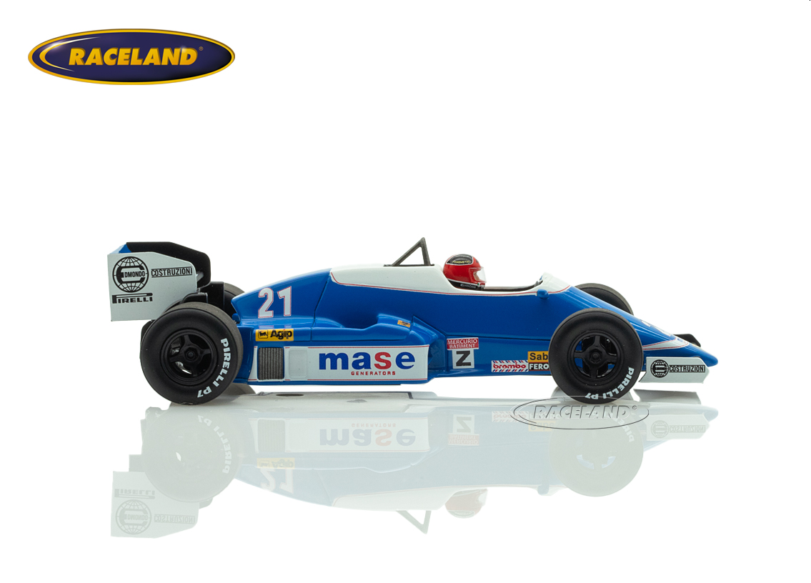 Osella FA1F Alfa Romeo V8 F1 Osella Squadra Corse Brazilian GP 1986