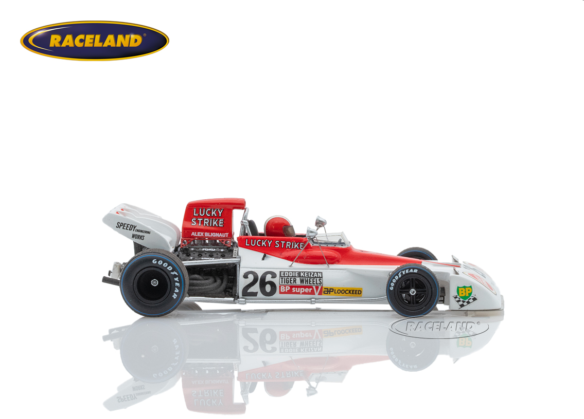 Tyrrell 004 Cosworth V8 F1 Blignaut Lucky Strike South African GP 1973