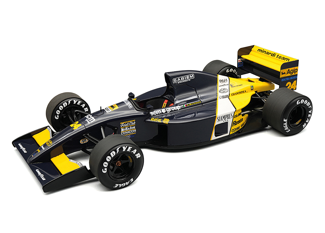 Minardi M191 Ferrari V12 F1 Belgian GP Spa 1991
