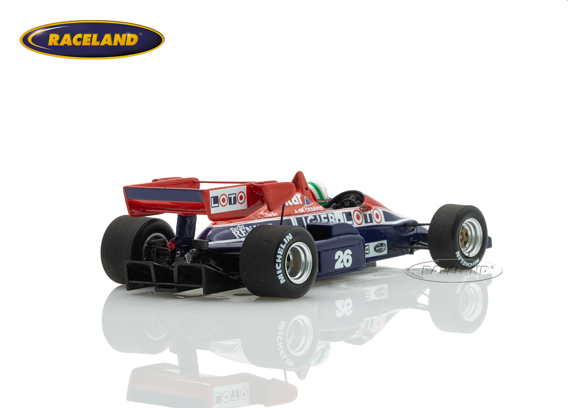 Ligier JS23 Renault V6 F1 Ligier Loto 7° German GP Hockenheim 1984