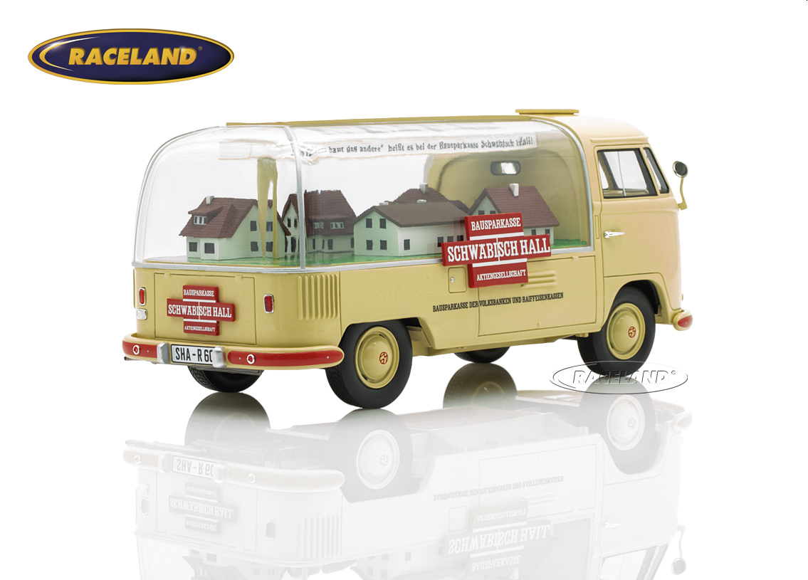 VW T1 advertisement van Schwäbisch Hall 1954 - beige