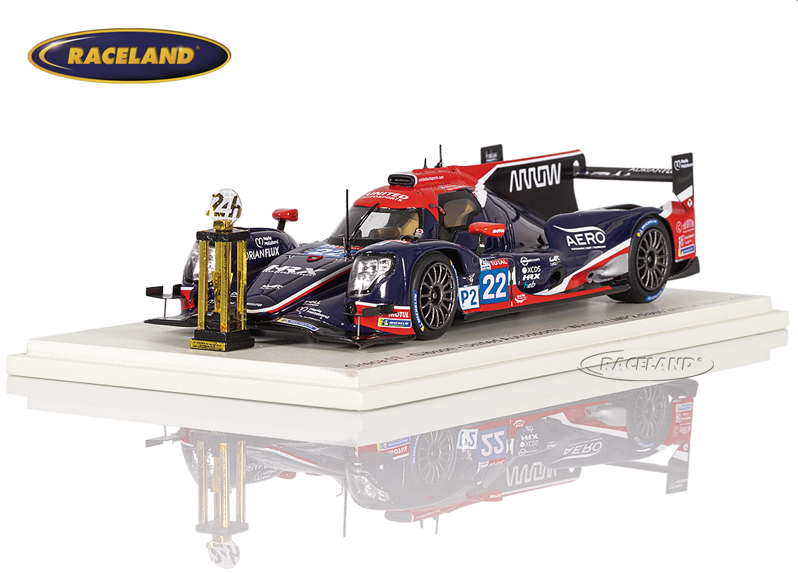 Oreca 07 Gibson LMP2 United Autosports 5° Le Mans 2020 winner LMP2 with trophy