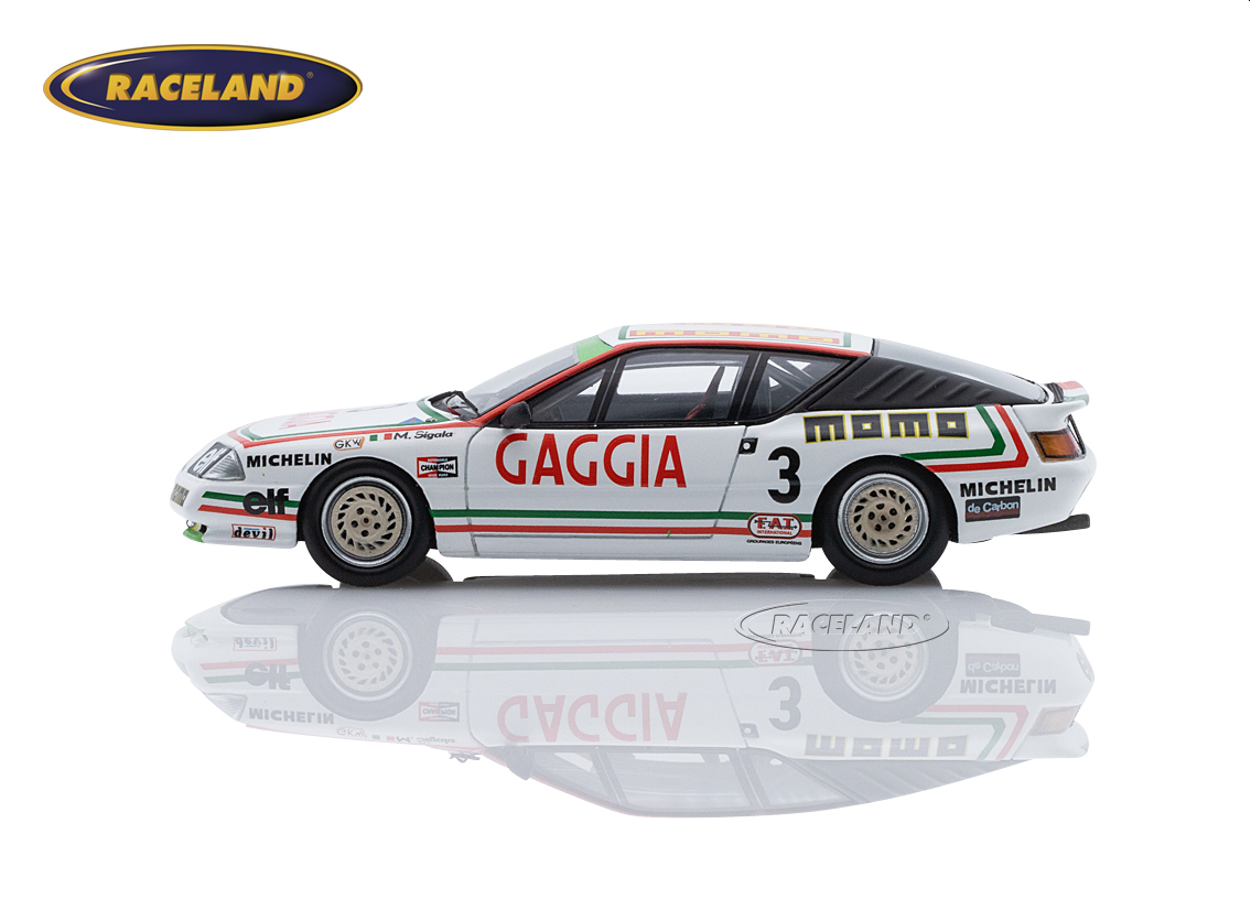 Renault Alpine V6 Turbo Momo Gaggia European Cup Champion 1986