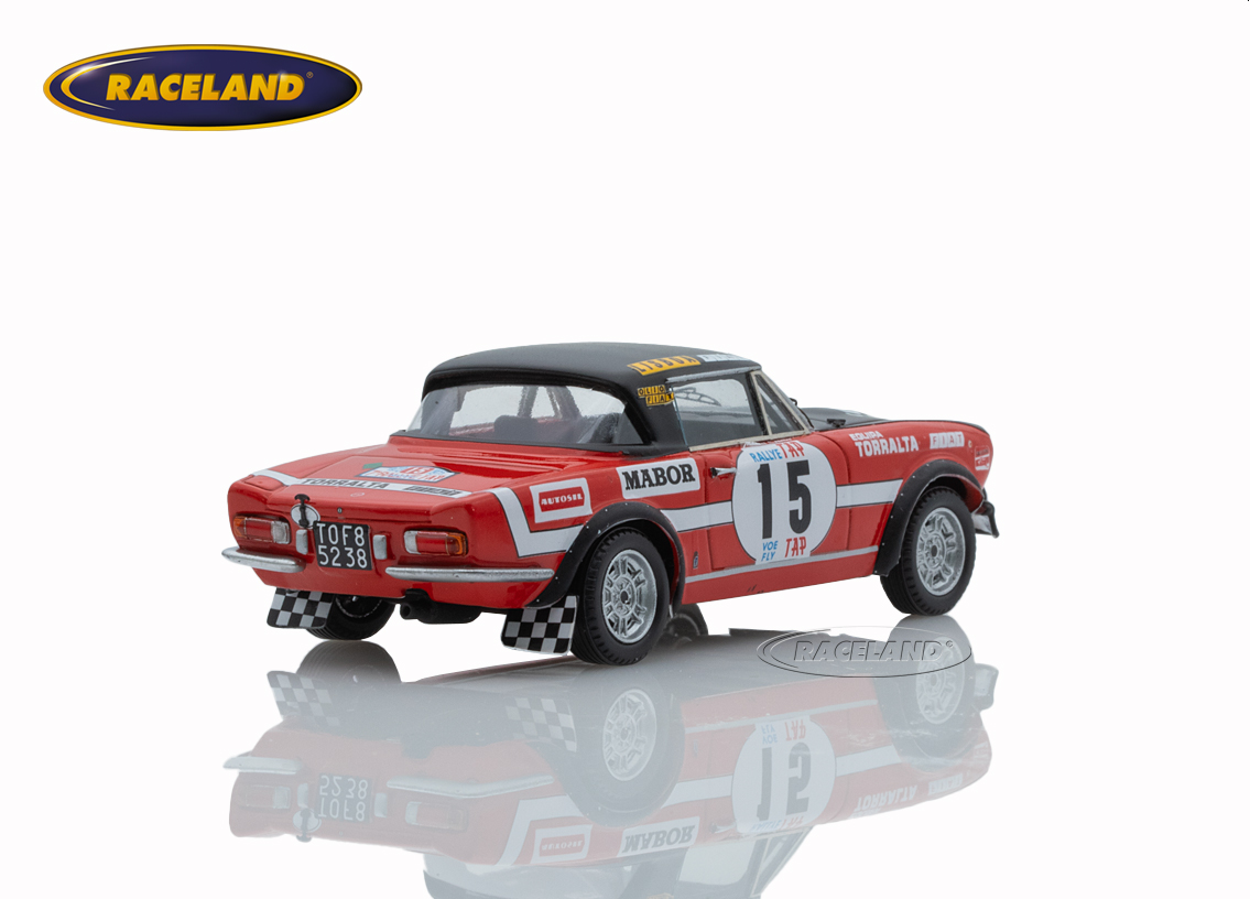 Fiat 124 Sport Spider Torralta Fiat 4° TAP Rallye Portugal 1973