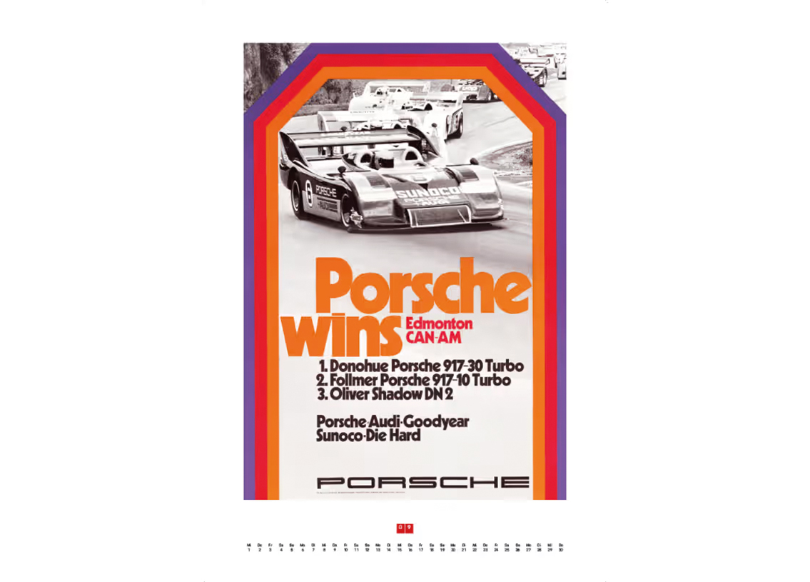 Calendar - Porsche Rennplakate 2027 / Porsche race posters