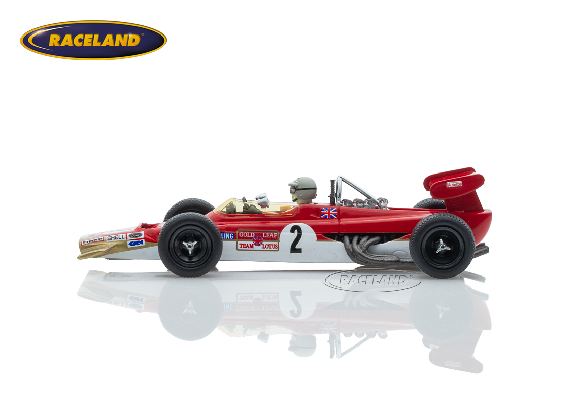 Lotus 63 Cosworth V8 F1 Gold Leaf Team Lotus 2° Gold Cup Oulton Park 1969