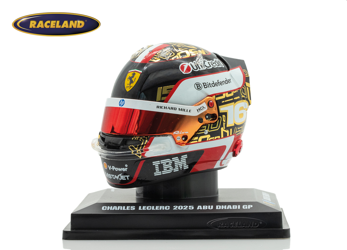 Helmet Scuderia Ferrari F1 4° Abu Dhabi GP 2025