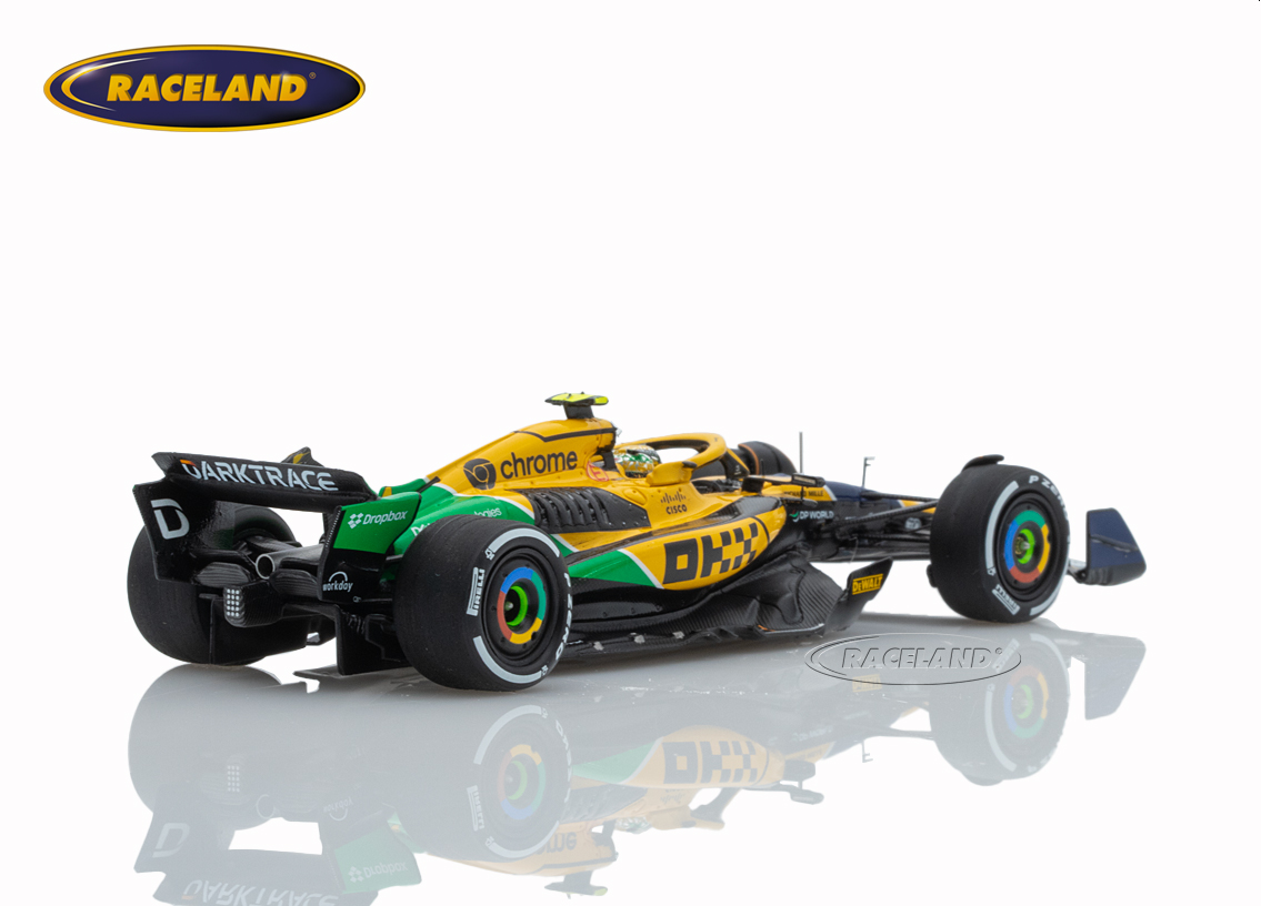 McLaren MCL38 Mercedes F1 Senna livery 4° GP Monaco 2024