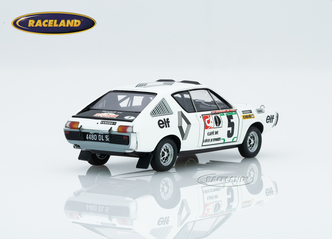 Renault 17 TS Renault elf Bandama Rally Ivory Coast 1973