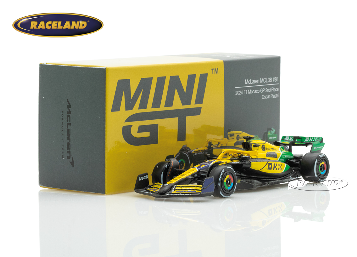 McLaren MCL38 Mercedes F1 Senna Design 2° Monaco GP 2024
