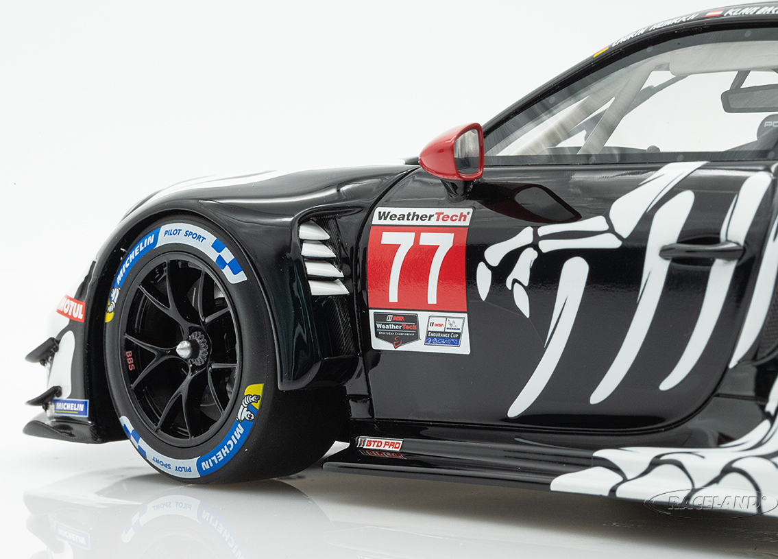 Porsche 911 GT3 R AO Racing Skeleton Rexy Petit Le Mans IMSA 2025