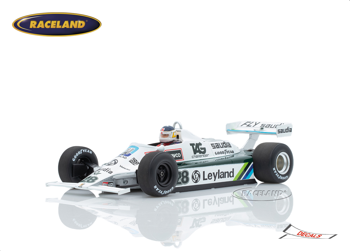 Williams FW07b Cosworth V8 F1 Albilad winner Monaco GP 1980