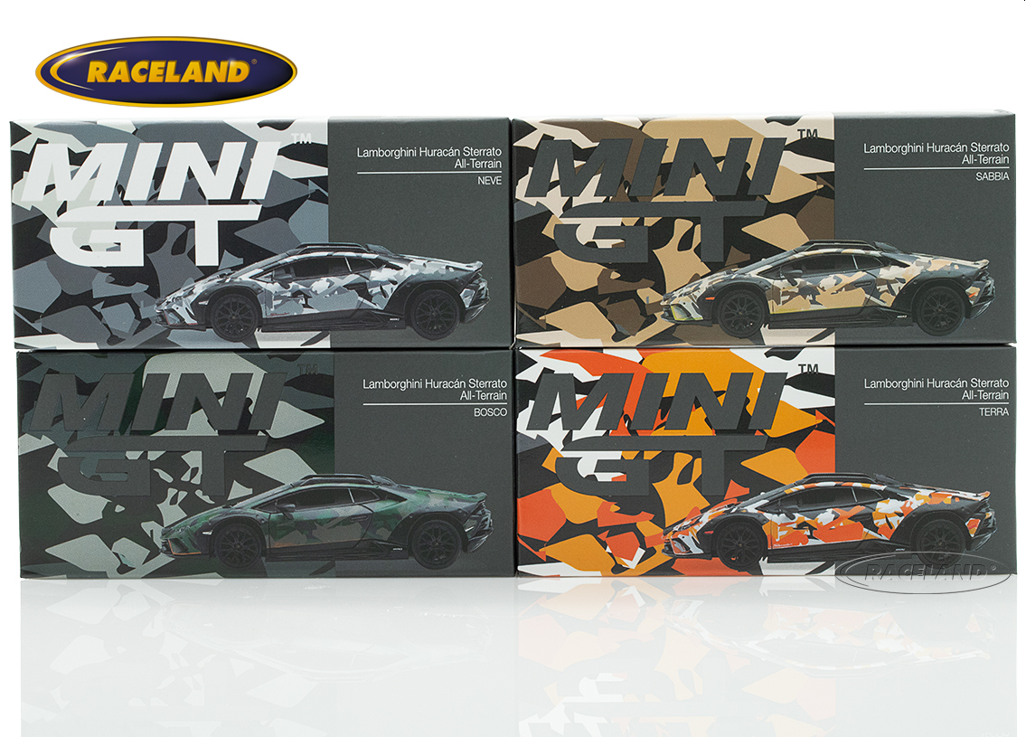 Lamborghini Huracan Sterrato All Terrarin Set with 4 models 2025