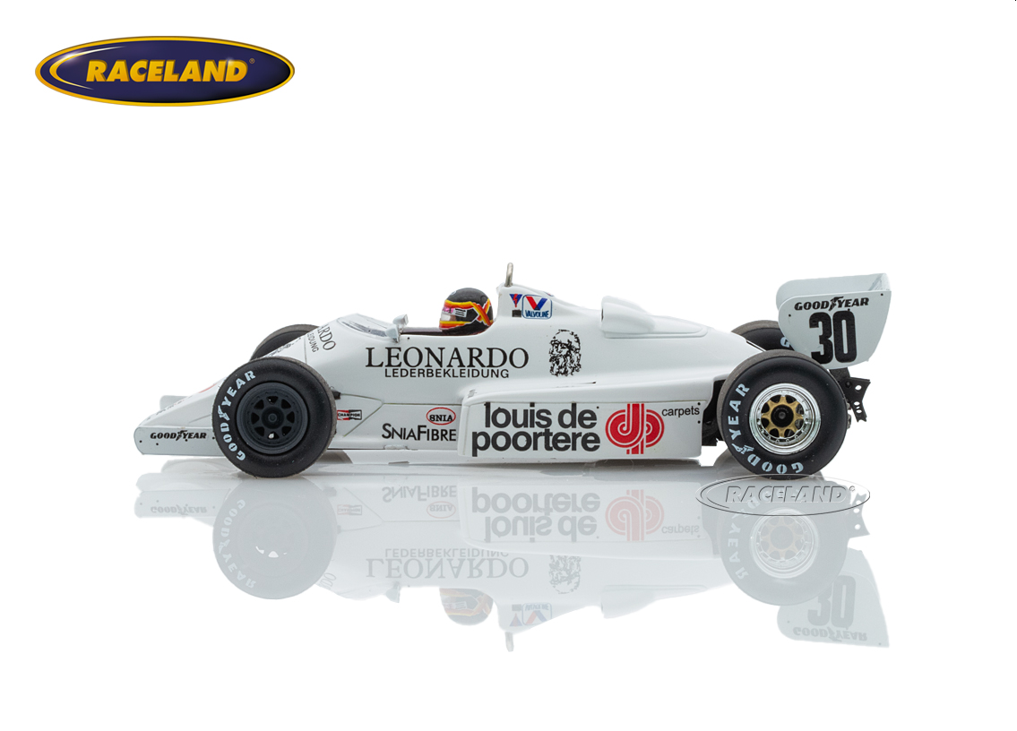 Arrows A6 Cosworth V8 F1 louis de poortere 9° German GP 1983