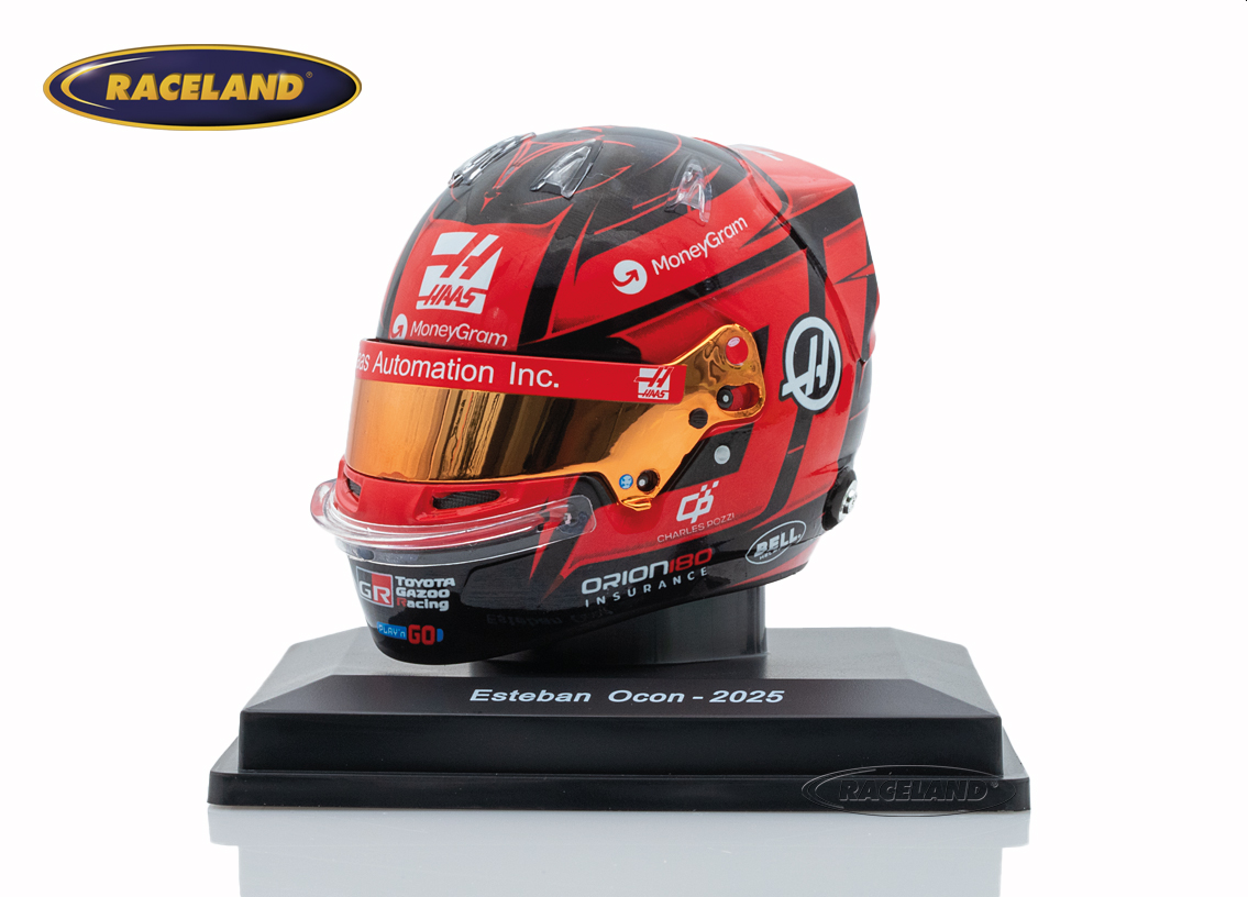 Helmet F1 Team Haas MoneyGram 2025