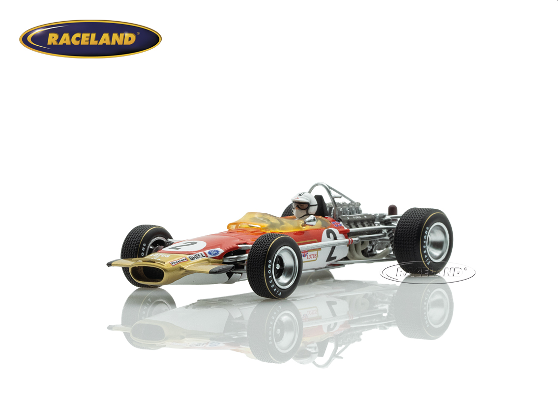 Lotus 49B Cosworth V8 F1 Gold Leaf 4° Monaco GP 1969