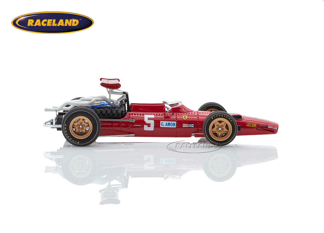 Ferrari 312 F1 Scuderia Ferrari 2° British GP Brands Hatch 1968