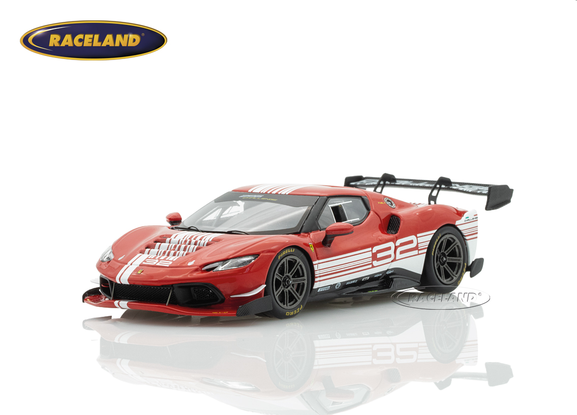 Ferrari 296 Challenge 2023 - red