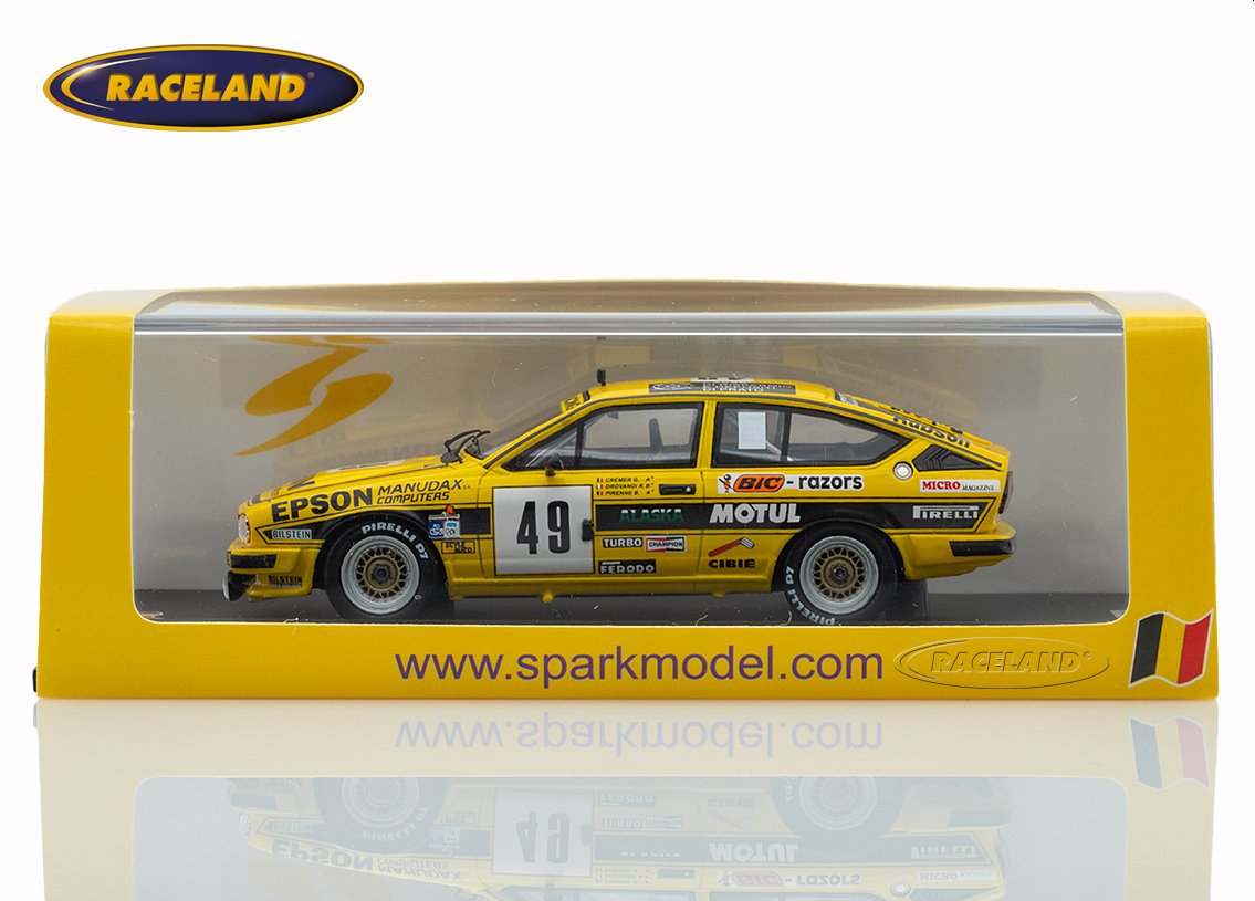 Alfa Romeo Alfetta GTV6 Luigi Racing 24H Spa 1984