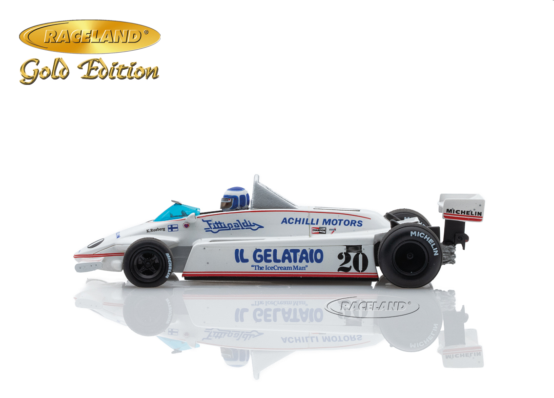 Fittipaldi F8C Cosworth V8 F1 Gelataio German GP Hockenheim 1981